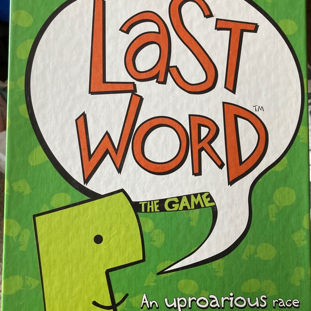 Last Word board game. New, open box.